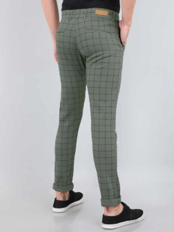 PROTOCOL Slim Fit Men Trousers - Green, 28 30 32 34 36