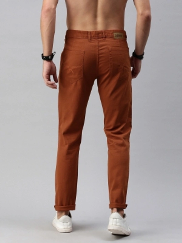 Roadster Regular Fit Men Brown Trousers - Brown, 28 30 32 34 36