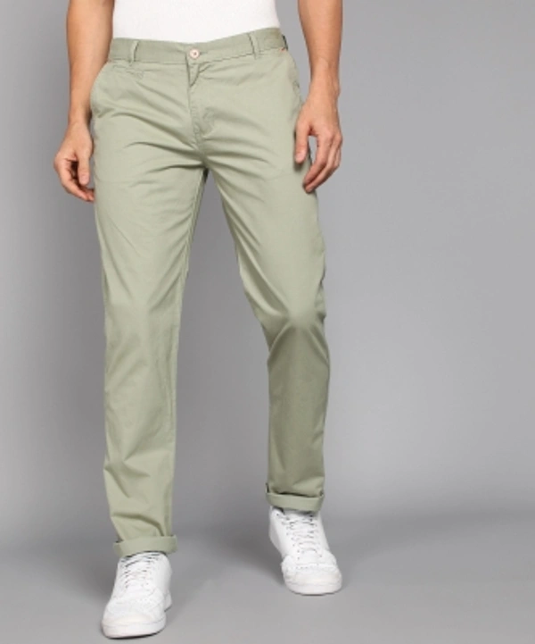 METRONAUT Slim Fit Men Pure Cotton Dark Green Trousers - Green, 28 30 32 34 36