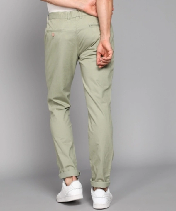 METRONAUT Slim Fit Men Pure Cotton Dark Green Trousers - Green, 28 30 32 34 36