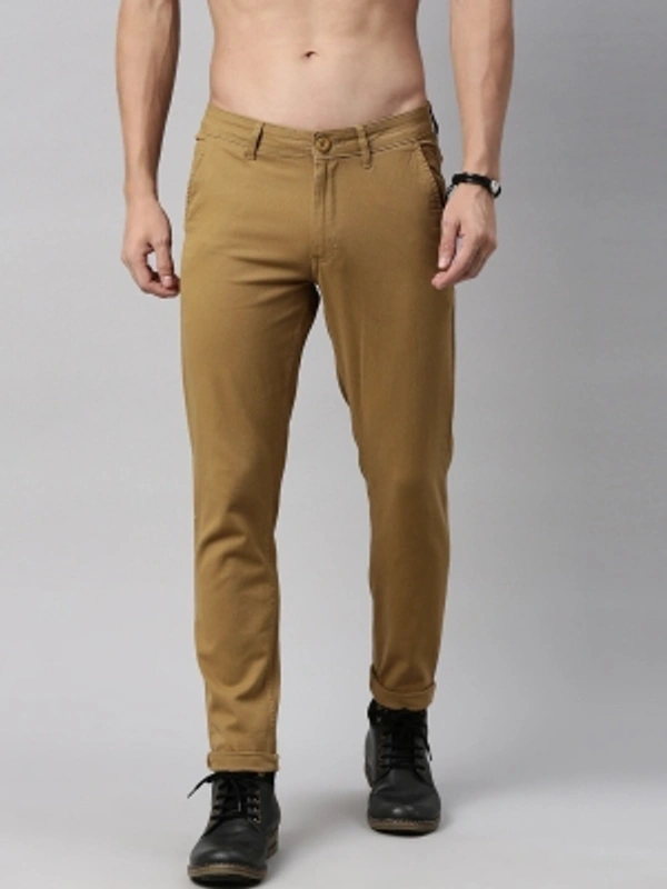 Roadster Regular Fit Men Brown Trousers - Brown, 28 30 32 34