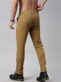 Roadster Regular Fit Men Brown Trousers - Brown, 28 30 32 34