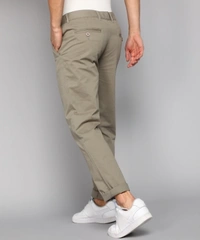 METRONAUT Slim Fit Men Pure Cotton Grey Trousers - Grey, 28 30 32 34 36