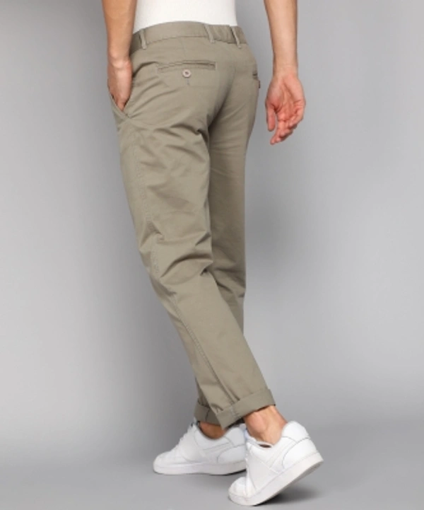 METRONAUT Slim Fit Men Pure Cotton Grey Trousers - Grey, 28 30 32 34 36