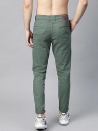 Roadster Regular Fit Men Dark Green Trousers - dark Green, 28 30 32 34 36