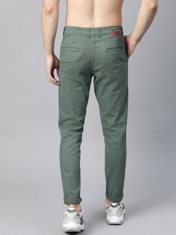 Roadster Regular Fit Men Dark Green Trousers - dark Green, 28 30 32 34 36