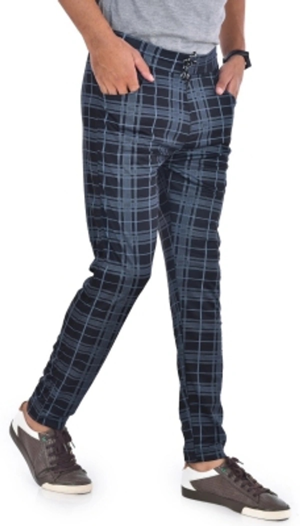 Men Black, Grey Trousers - black gray, 38 40 42 44