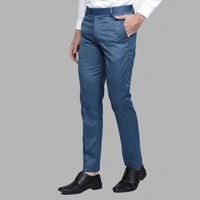 Regular Fit Men Blue Trousers - blue, 28 30 32 34