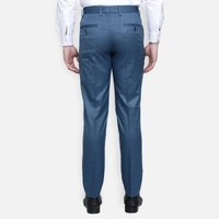 Regular Fit Men Blue Trousers - blue, 28 30 32 34