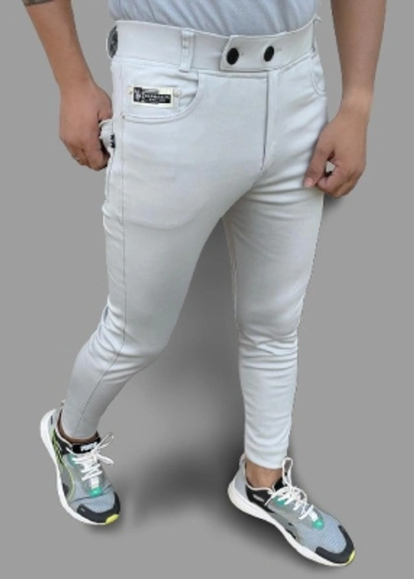 Aclass Regular Fit Men Maroon Trousers - Light Grey, 28 30 32 34