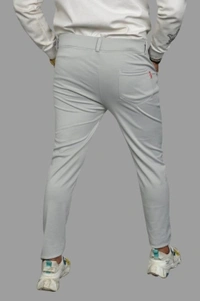 Aclass Regular Fit Men Maroon Trousers - Light Grey, 28 30 32 34