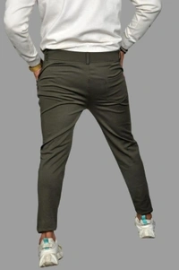 Aclass Regular Fit Men Maroon Trousers - Green, 28 30 32 34