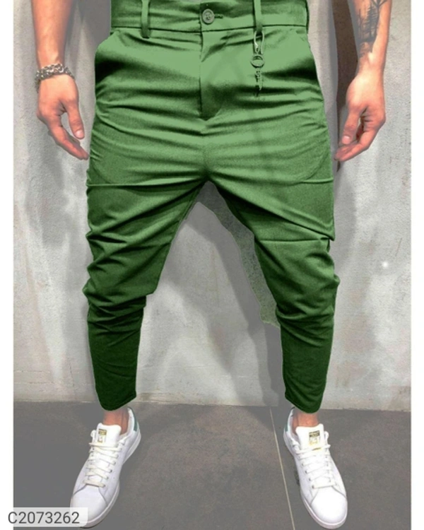 4 way cotton lycra Solid Regular Fit Mens Casual Trousers  - Multicolor, 28 30 32 34
