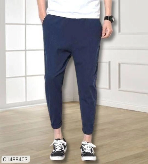 Cotton Solid Ballon Fit Casual Chinos - Multicolor, 28 30 32 34