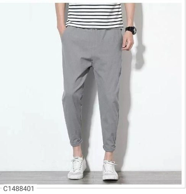Cotton Solid Ballon Fit Casual Chinos - Multicolor, 28 30 32 34