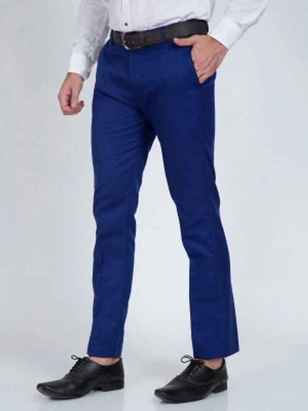 CYPHUS Regular Fit Men Green Trousers - Royal Blue, 28 30 32 34 36