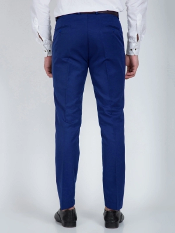 CYPHUS Regular Fit Men Green Trousers - Royal Blue, 28 30 32 34 36