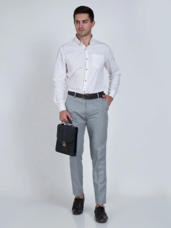 CYPHUS Regular Fit Men Green Trousers - Grey, 28 30 32 34 36