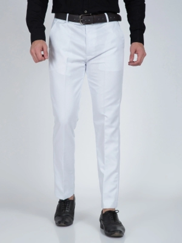 CYPHUS Regular Fit Men Green Trousers - White, 28 30 32 34 36