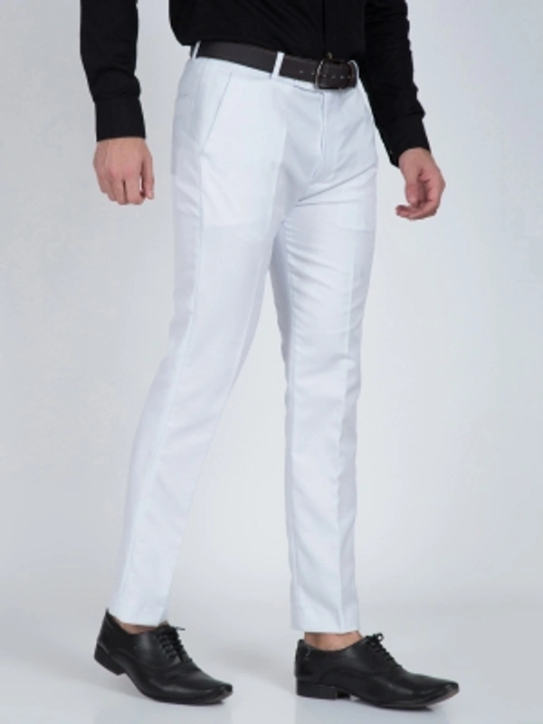 CYPHUS Regular Fit Men Green Trousers - White, 28 30 32 34 36