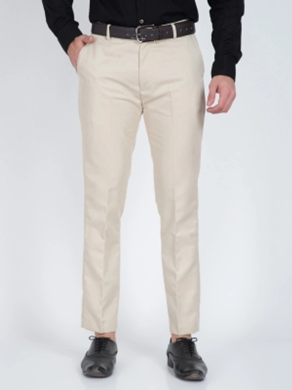 CYPHUS Regular Fit Men Green Trousers - Cream, 28 30 32 34 36