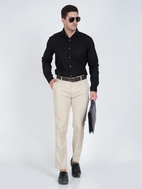 CYPHUS Regular Fit Men Green Trousers - Cream, 28 30 32 34 36