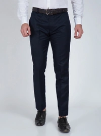 CYPHUS Regular Fit Men Green Trousers - Neavy Blue, 28 30 32 34 36