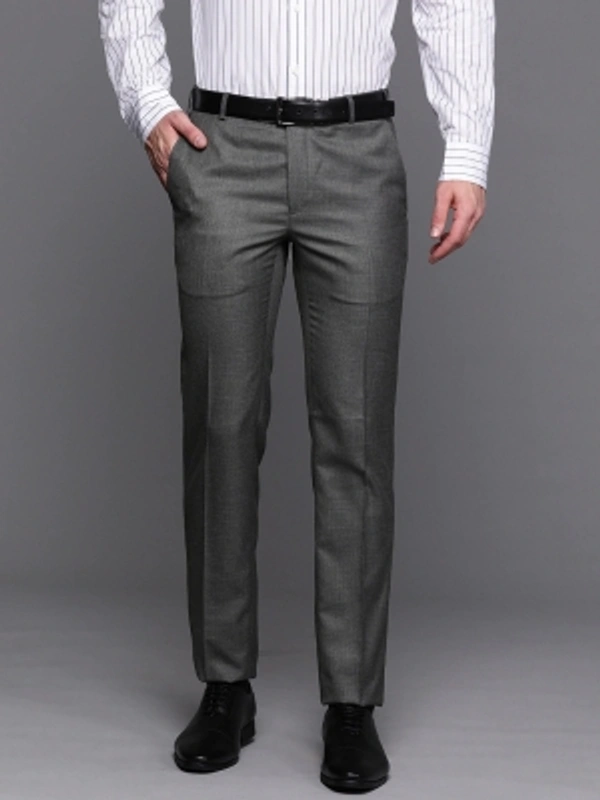 Raymond Slim Fit Men Grey Trousers - 30 32 34 36