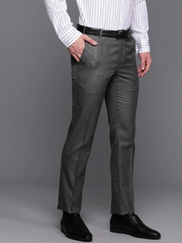 Raymond Slim Fit Men Grey Trousers - 30 32 34 36