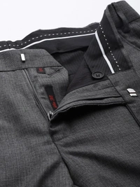 Raymond Slim Fit Men Grey Trousers - 30 32 34 36