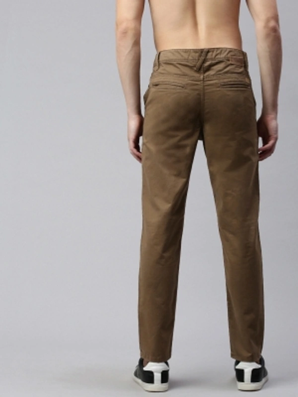 Roadster Regular Fit Men Brown Trousers - 28 30 32 34 36