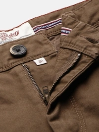 Roadster Regular Fit Men Brown Trousers - 28 30 32 34 36