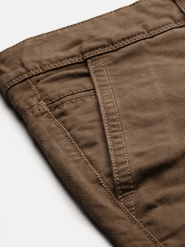 Roadster Regular Fit Men Brown Trousers - 28 30 32 34 36