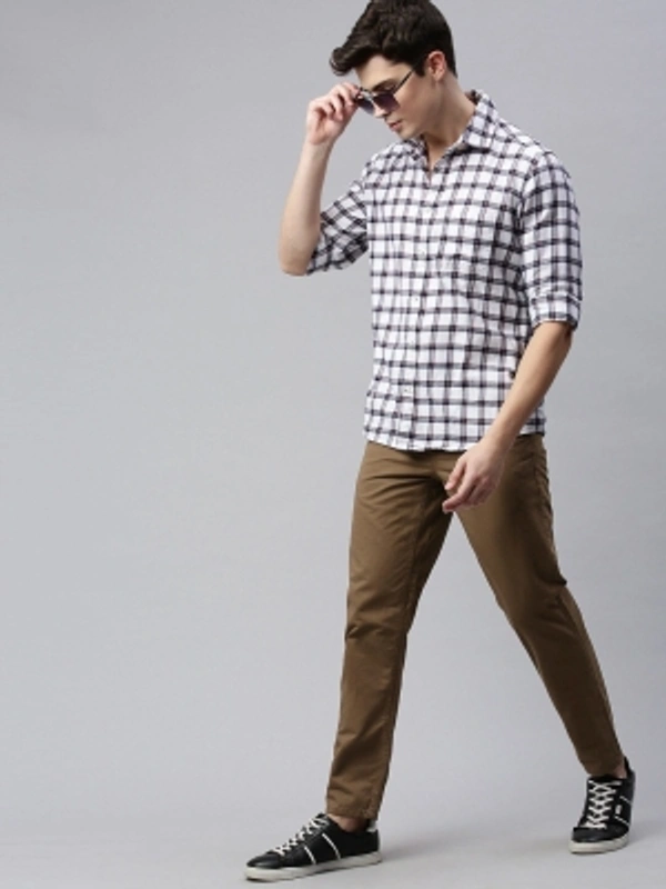 Roadster Regular Fit Men Brown Trousers - 28 30 32 34 36