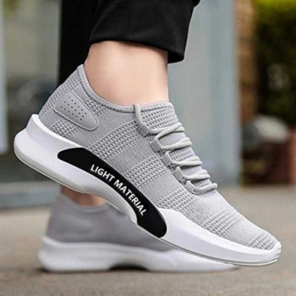 Running Sports Shoe Running Shoes For Men - Grey, 6 7 8 9 10