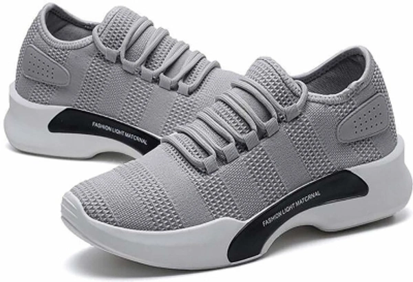 Running Sports Shoe Running Shoes For Men - Grey, 6 7 8 9 10