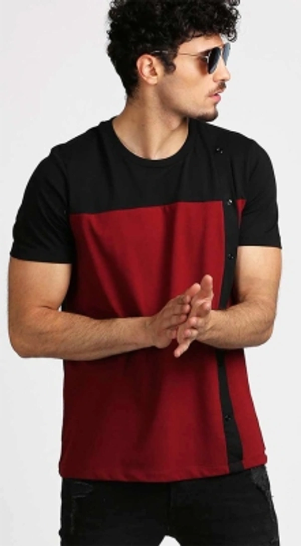 Solid Men Maroon T-Shirt - S M L XL XXL