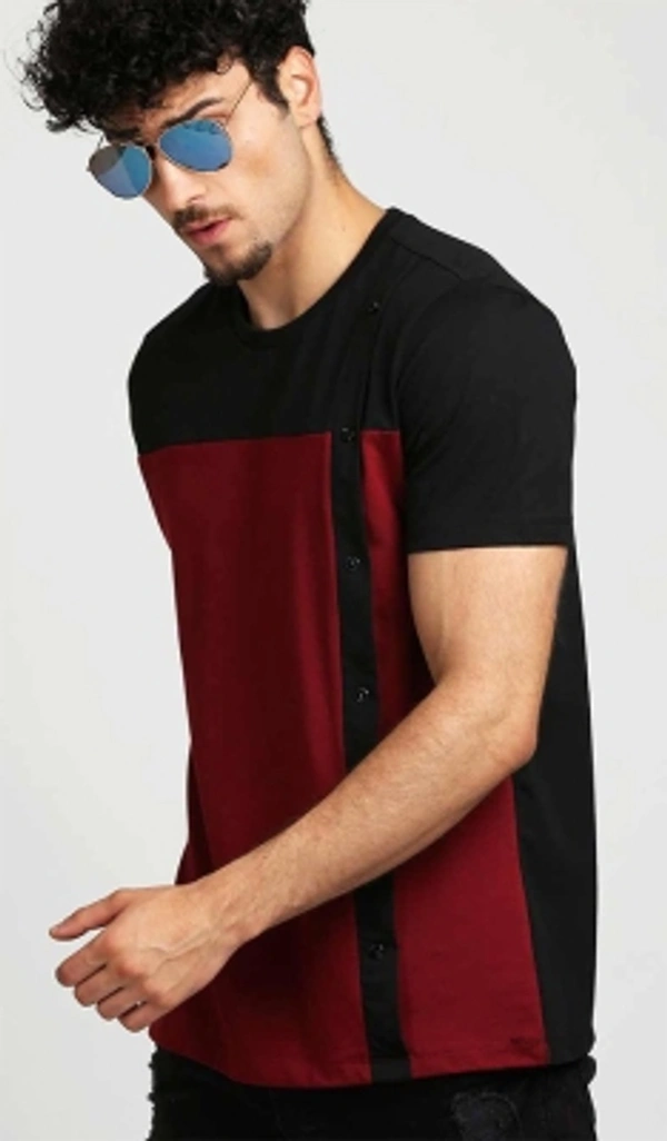 Solid Men Maroon T-Shirt - S M L XL XXL
