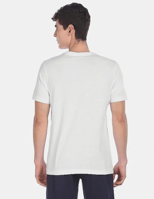 Gaurav Gifts Works Printed Men Round Neck White T-Shirt - L
