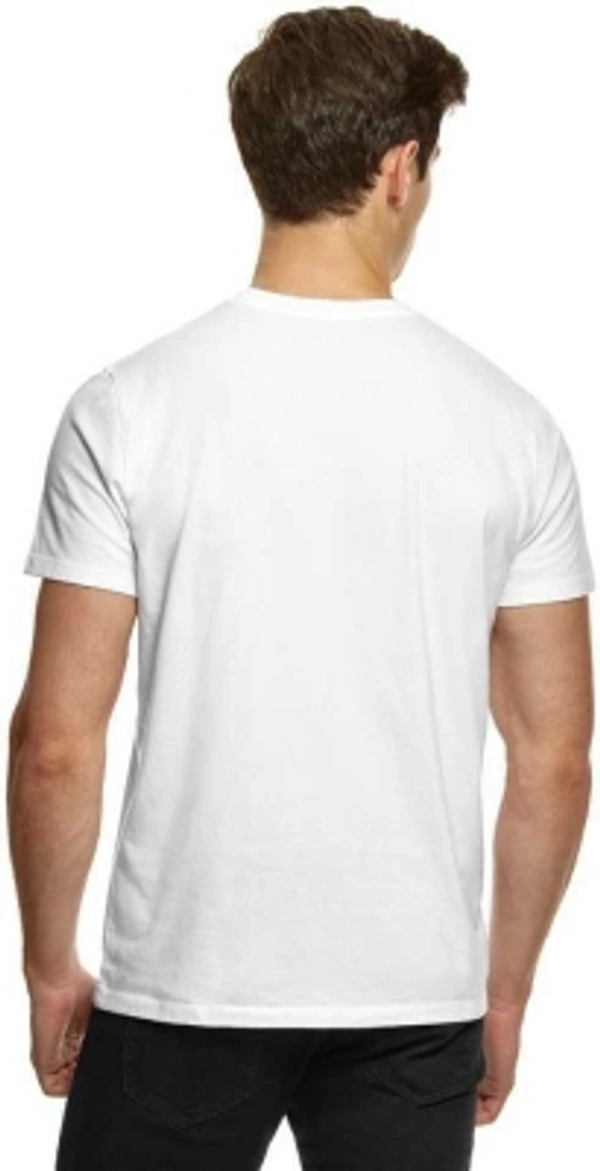 wonder soft u Printed Men Round Neck White T-Shirt - S M L XL XXL
