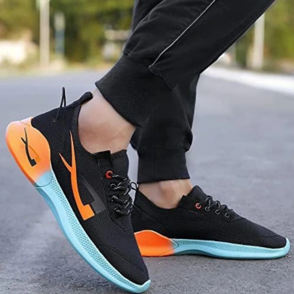 PORT Fashionable Mens White Sports Shoes For Running - 6 7 8 9 10