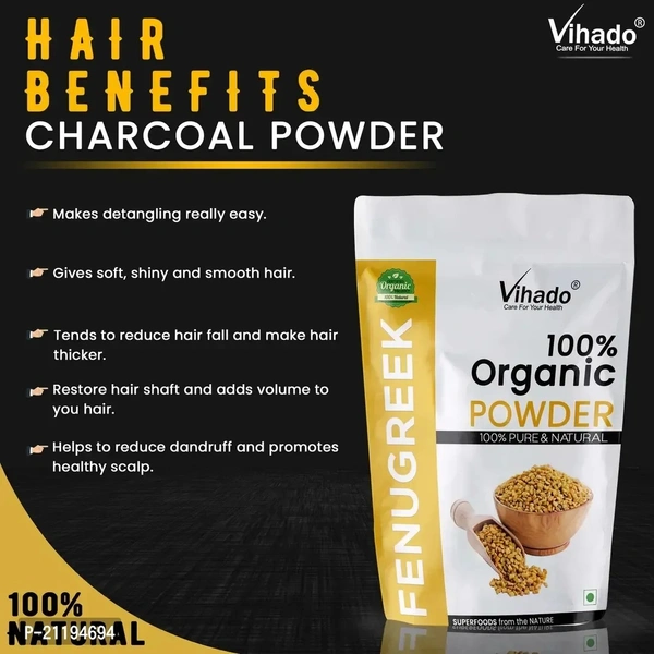 Vihado Herbal Products Indigo Powder for Hair 400g (Pack of 1)
