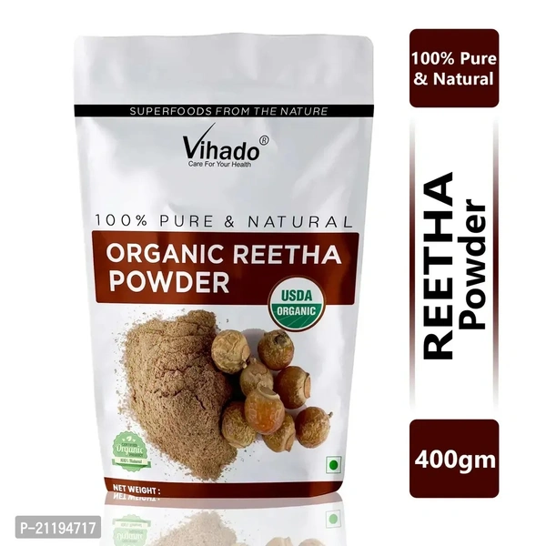 Vihado Herbal Products Indigo Powder for Hair 400g (Pack of 1)
