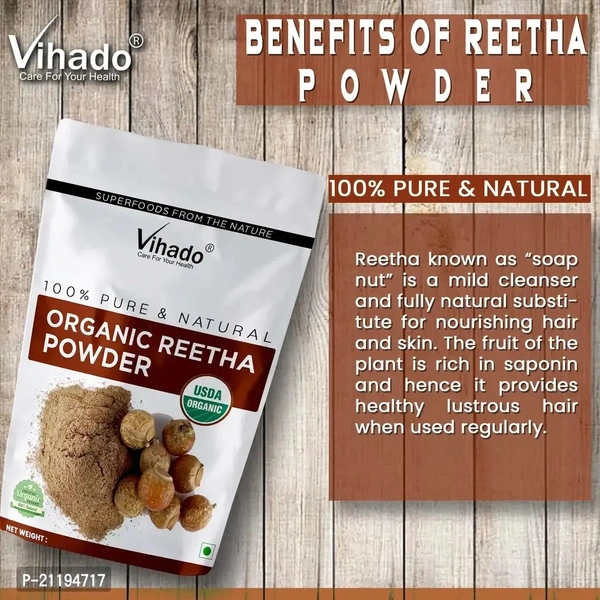 Vihado Herbal Products Indigo Powder for Hair 400g (Pack of 1)