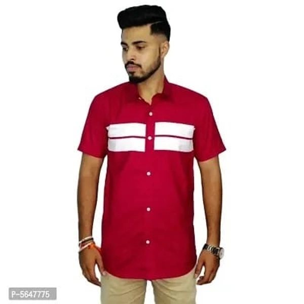 Trendy Cotton Blend Shirts - M, L, XL, MAROON