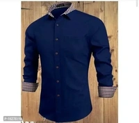 Trendy Cotton Long Sleeves Casual Shirt - M, L, XL, PINK