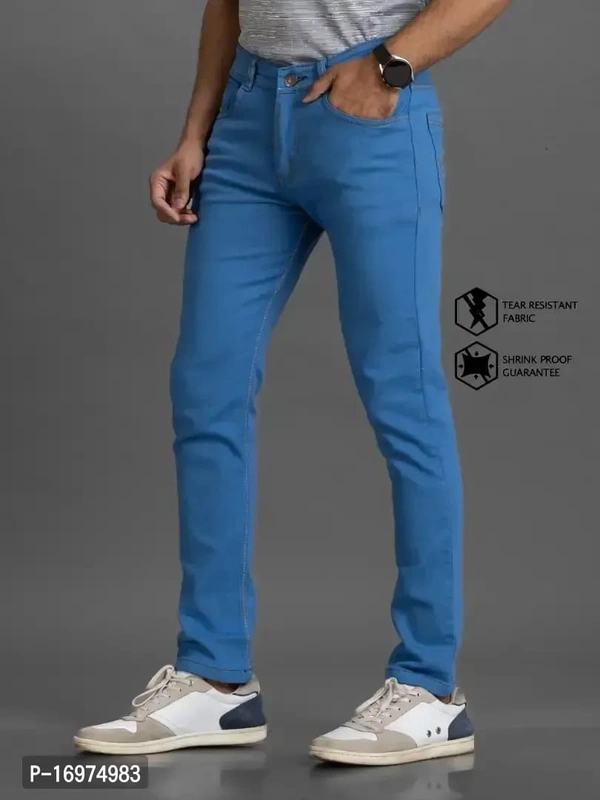 Lzard Denim Mens Jeans - Navy Blue, 30