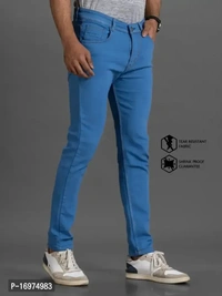 Lzard Denim Mens Jeans - Navy Blue, 30