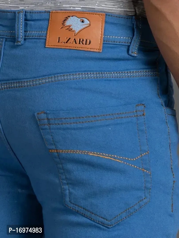 Lzard Denim Mens Jeans - Navy Blue, 30