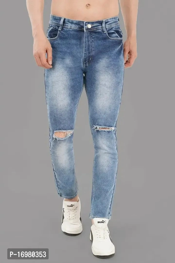 Lzard Denim Mens Jeans - Navy Blue, 28